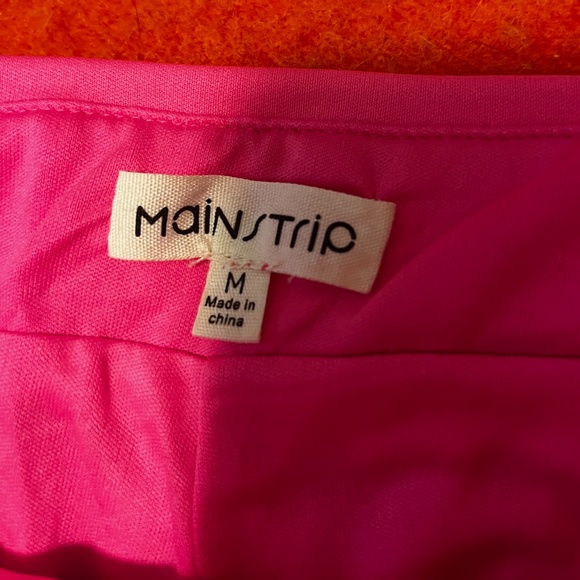 Main Strip Barbiecore pink sequins flared pants NWT - Picture 5 of 11